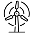 Wind Energy Icon Black